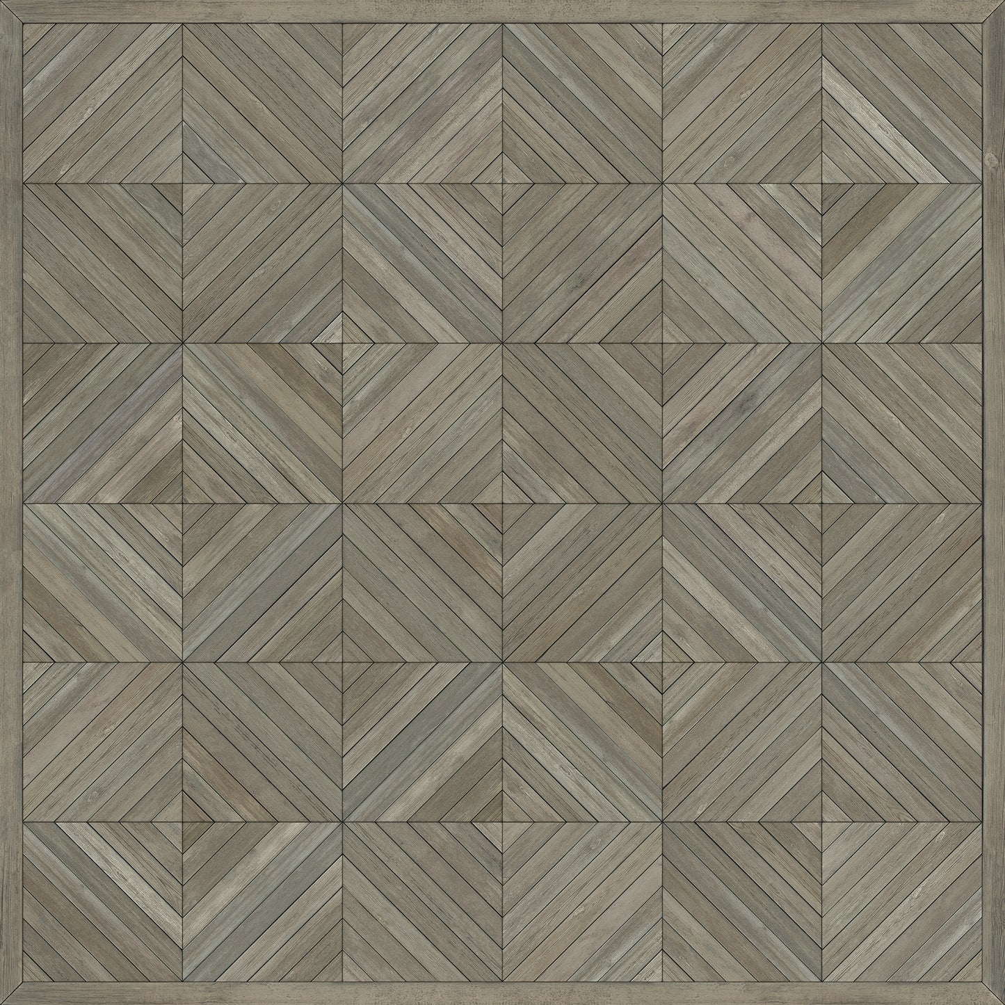 Artisanry - School of Thought - Applying Thought 36x36 Vintage Vinyl Floorcloth