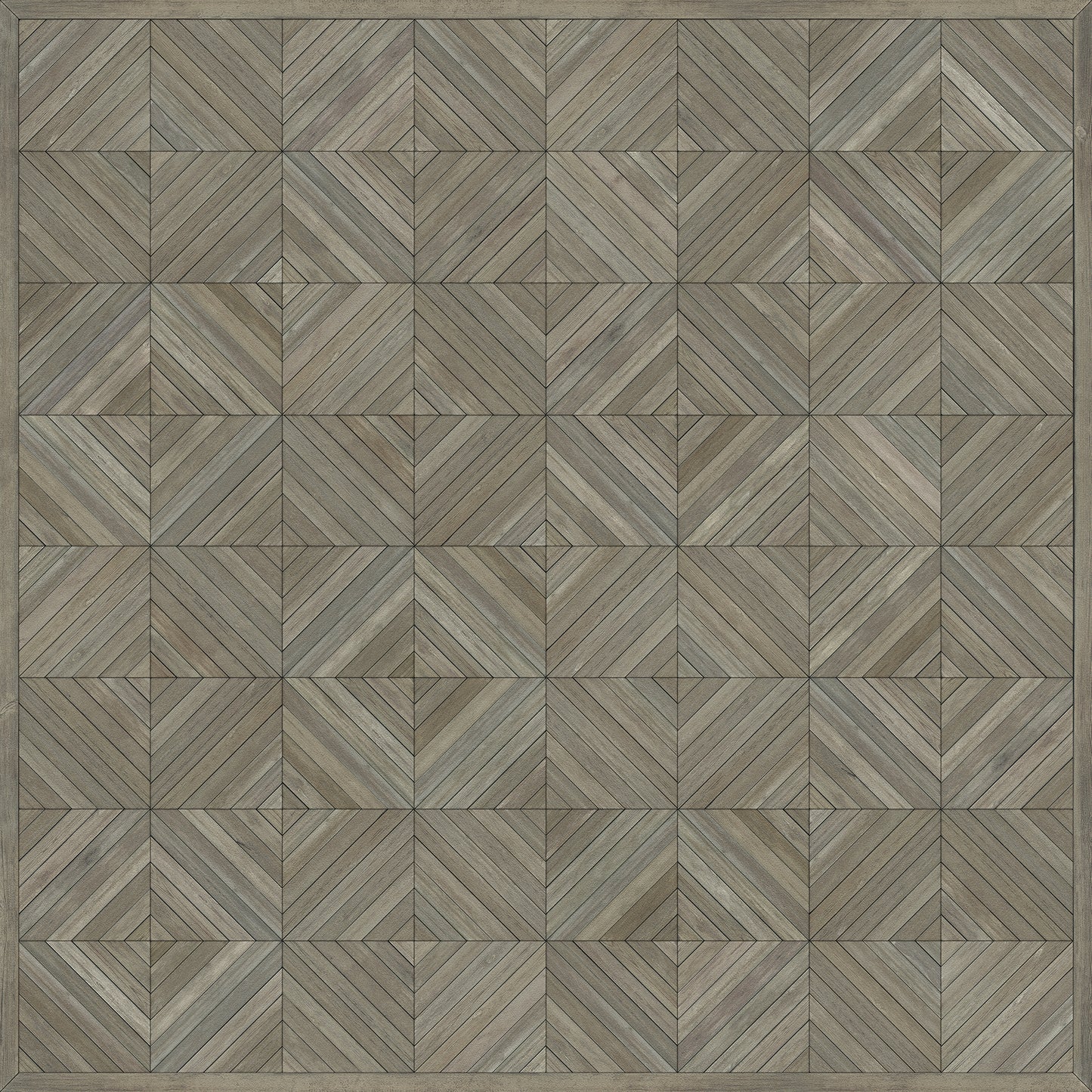 Artisanry - School of Thought - Applying Thought 60x60 Vintage Vinyl Floorcloth