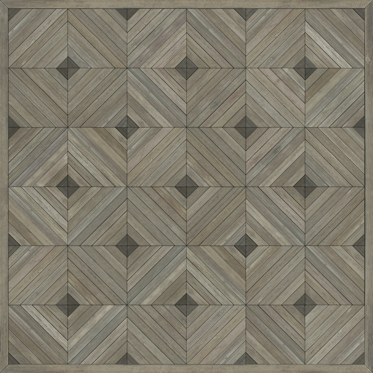 Artisanry - School of Thought - Bright Idea 48x48 Vintage Vinyl Floorcloth