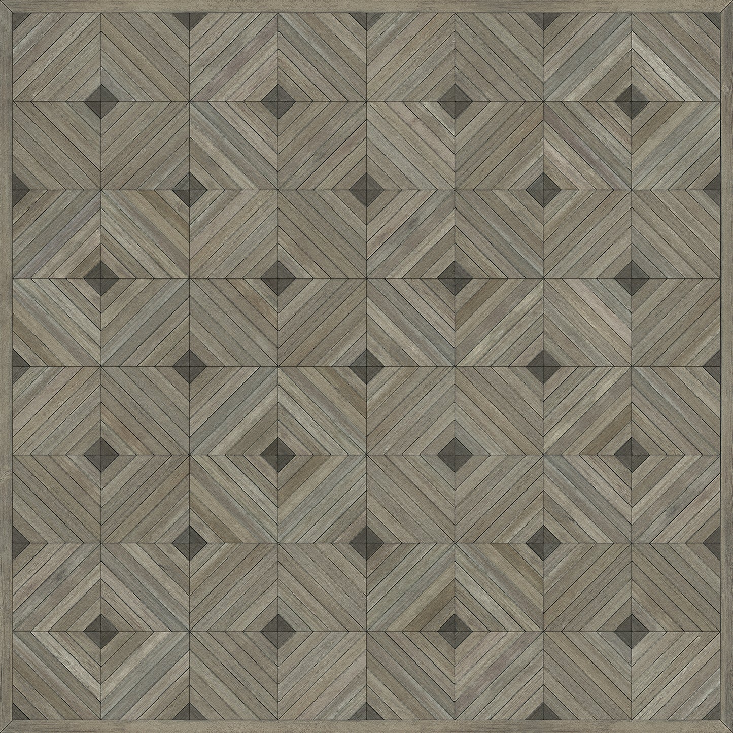 Artisanry - School of Thought - Bright Idea 60x60 Vintage Vinyl Floorcloth