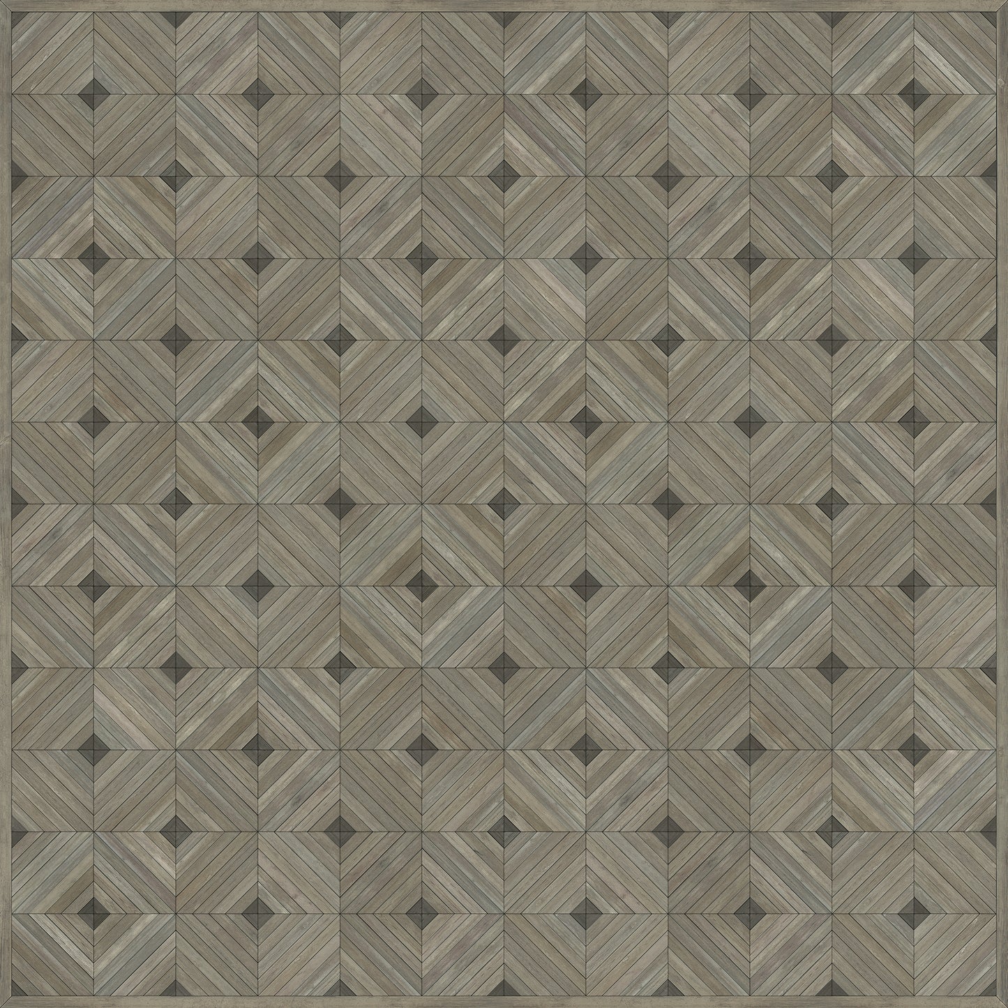 Artisanry - School of Thought - Bright Idea 120x120 Vintage Vinyl Floorcloth