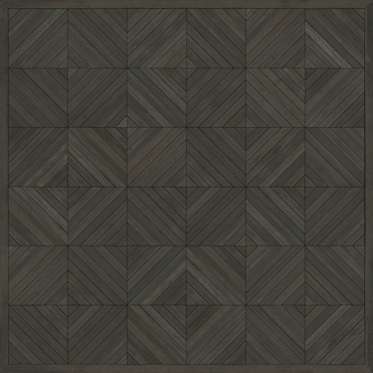Artisanry - School of Thought - Hold that Thought 48x48 Vintage Vinyl Floorcloth