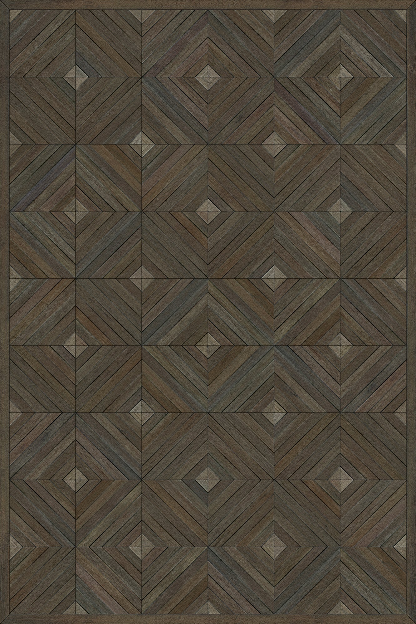 Artisanry - School of Thought - Close your eyes and think 20x30 Vinyl Floorcloth