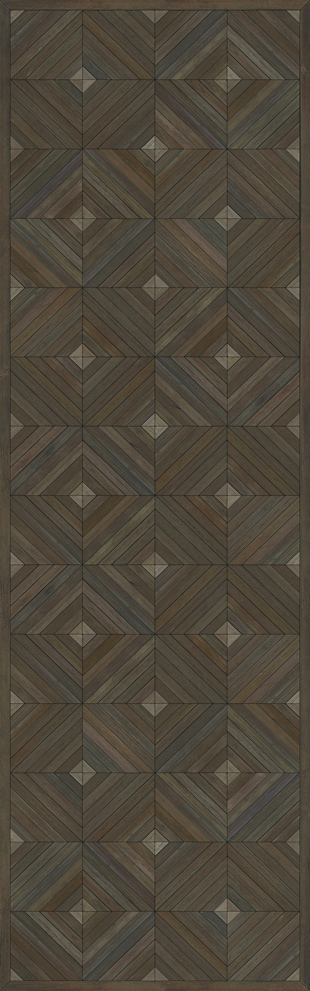 Artisanry - School of Thought - Close your eyes and think 36x115 Floorcloth