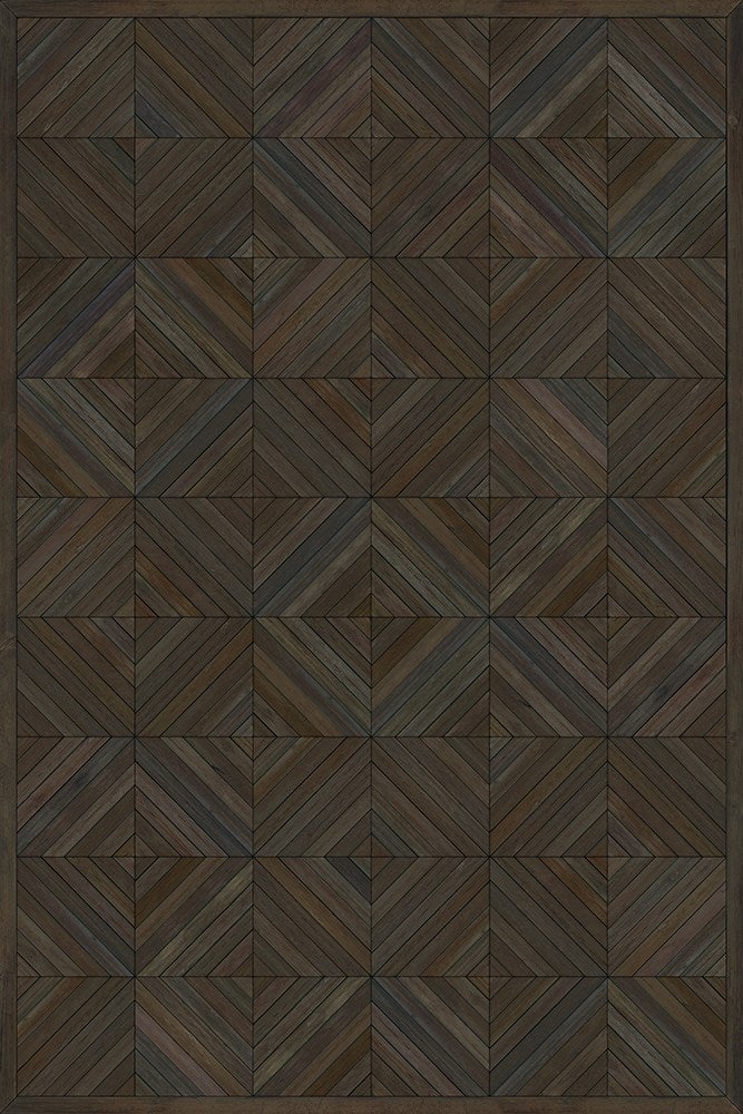 Artisanry - School of Thought - So to Speak 20x30 Vintage Vinyl Floorcloth