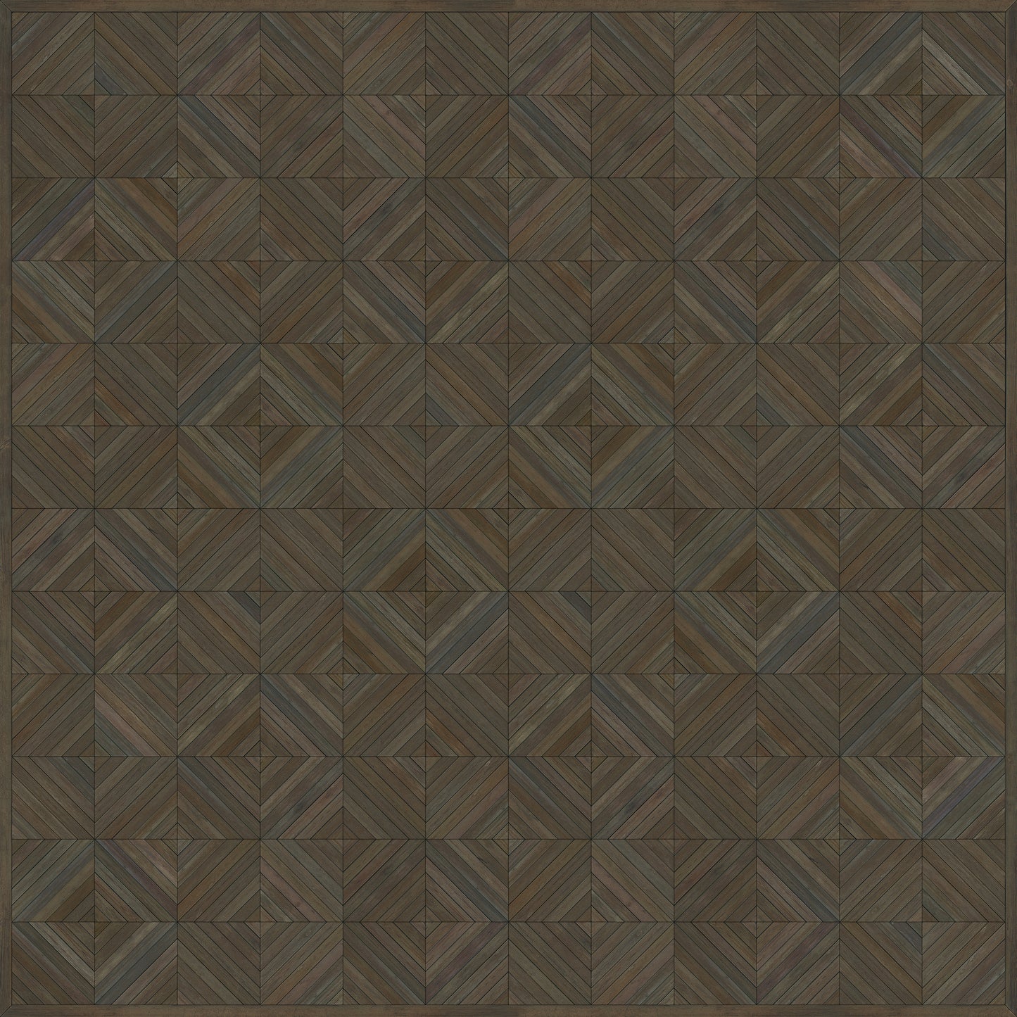 Artisanry - School of Thought - So to Speak 120x120 Vintage Vinyl Floorcloth