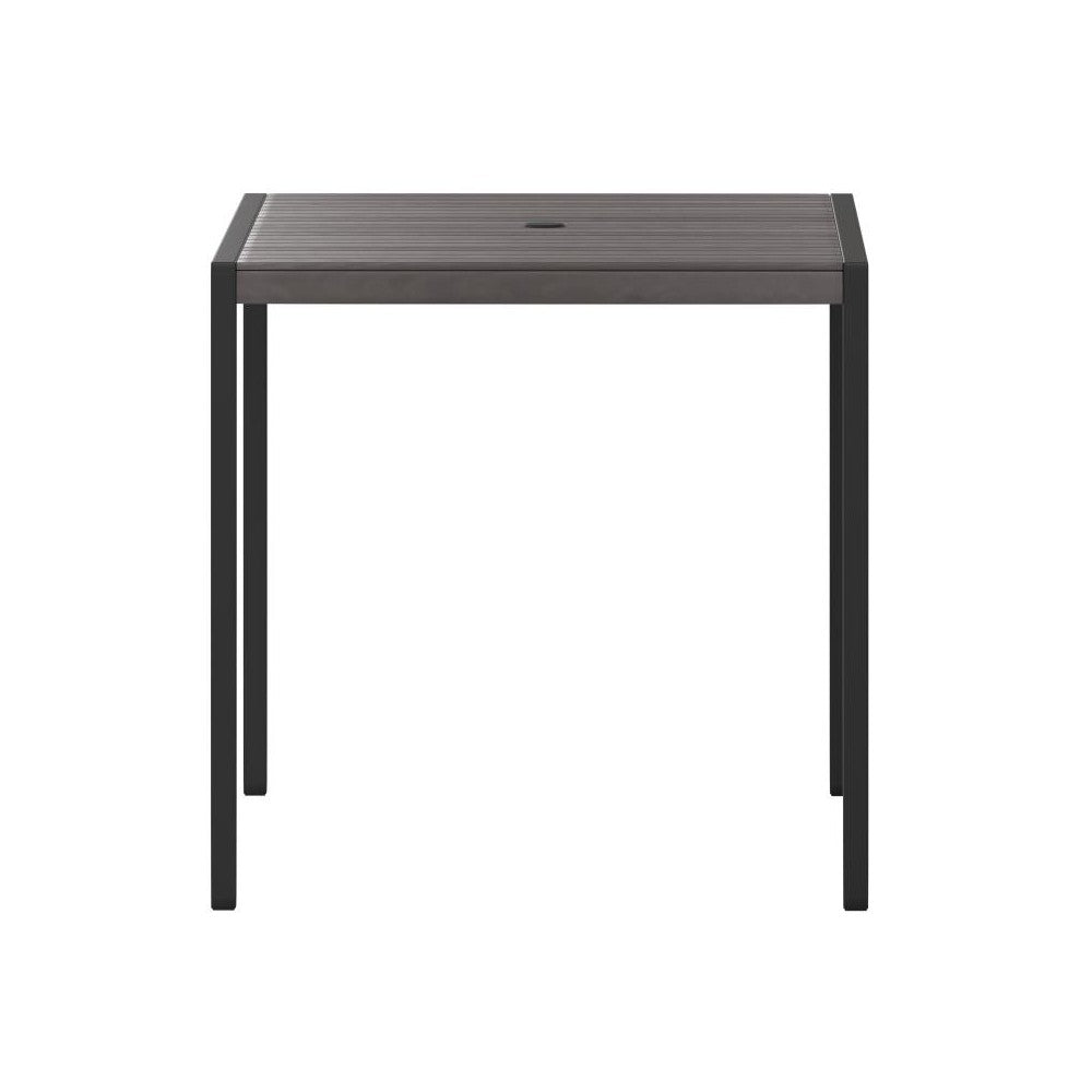 30x48 Gray Faux Teak Table