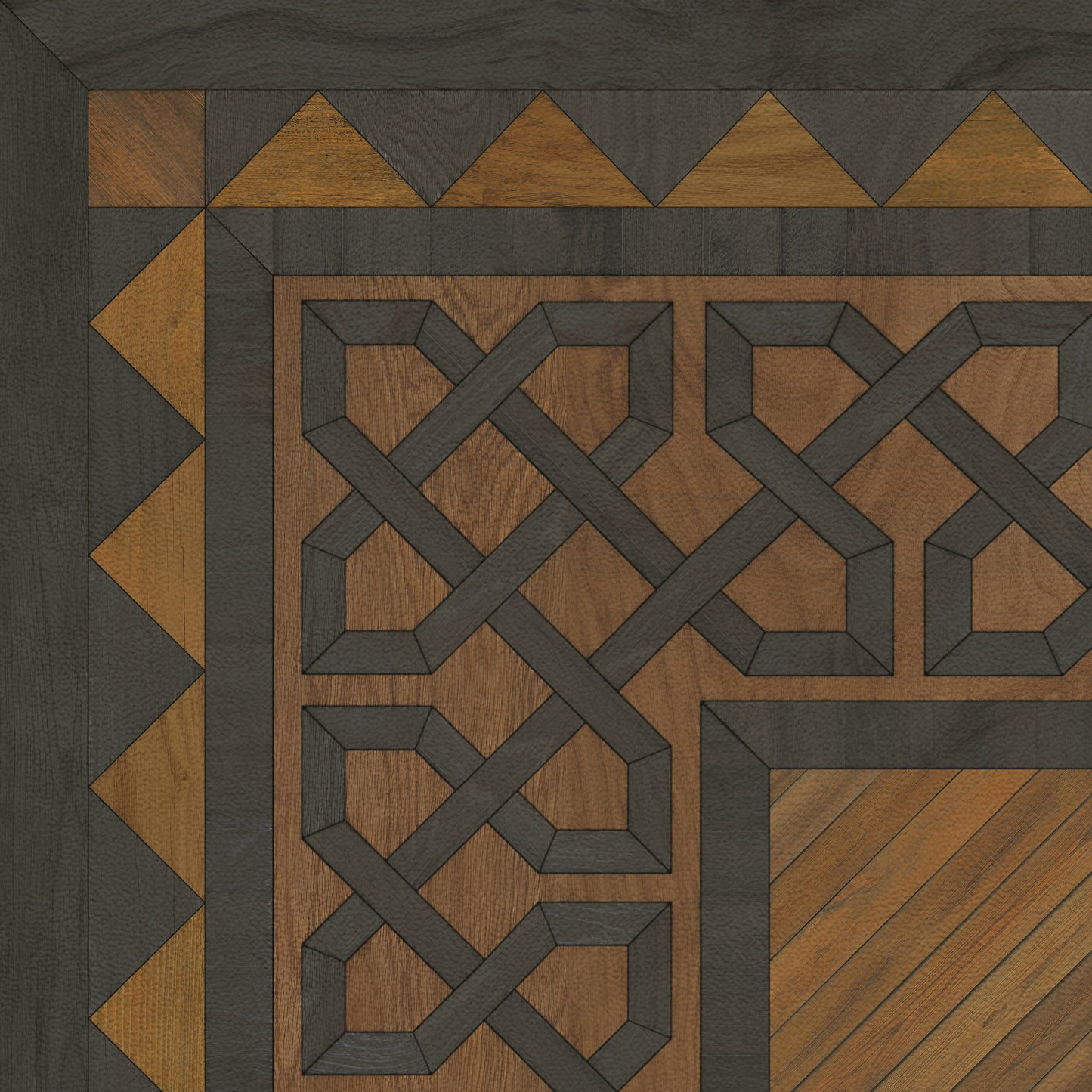 Artisanry - University - Cambridge 38x56 Vintage Vinyl Floorcloth