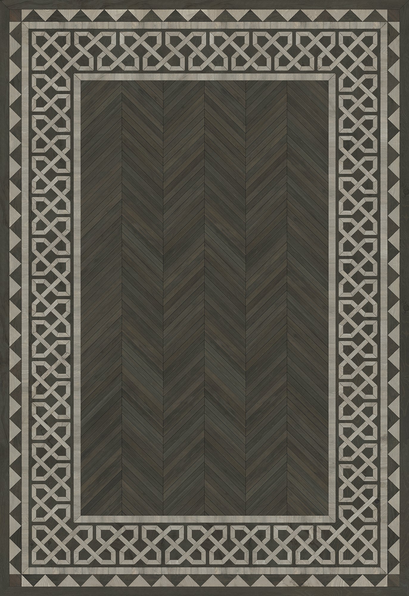 Artisanry - University - Duke 70x102 Vintage Vinyl Floorcloth