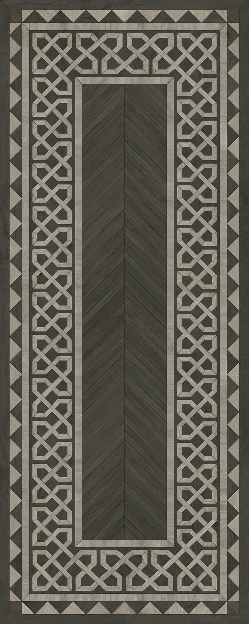 Artisanry - University - Duke 36x90 Vintage Vinyl Floorcloth