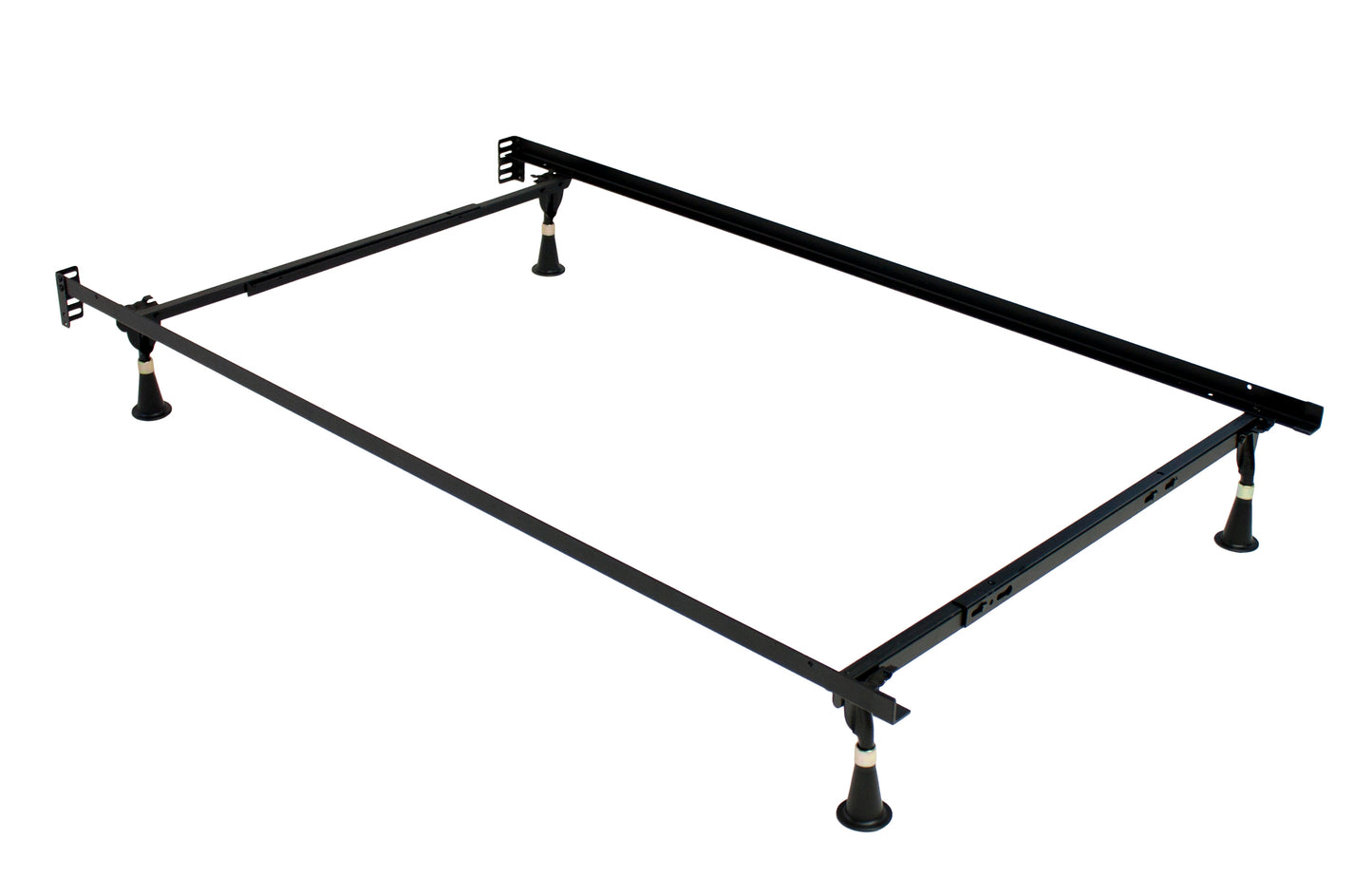 Atlas-Lock Keyhole Glides Bed Frame Twin/Full with 4 Glides
