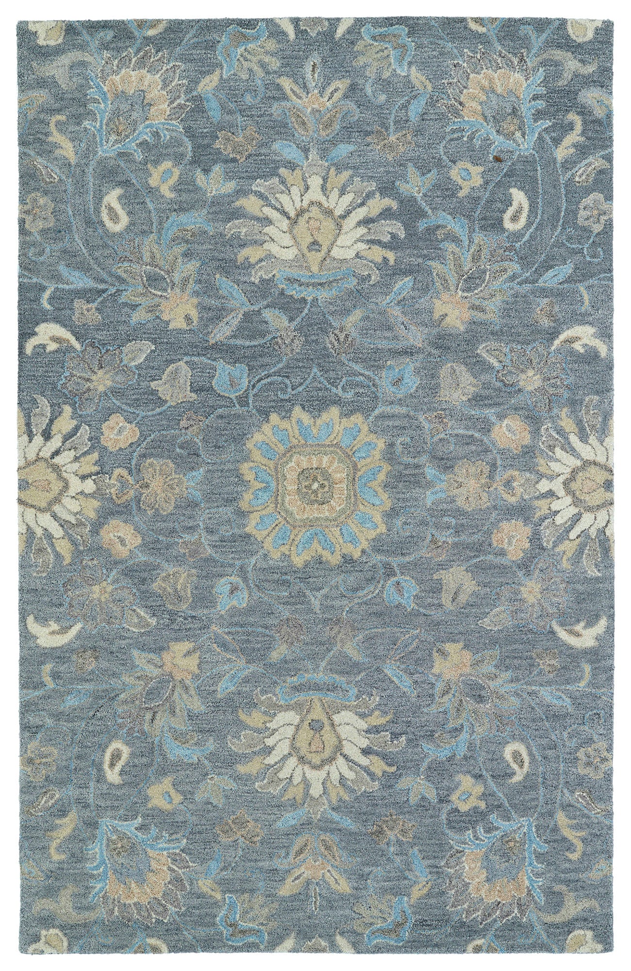 Kaleen Helena Collection Light Graphite Area Rug 5' x 7'9"