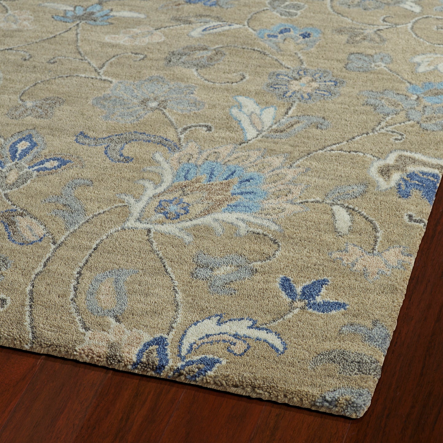 Kaleen Helena Collection Lt Brown Denim Area Rug 9' x 12'