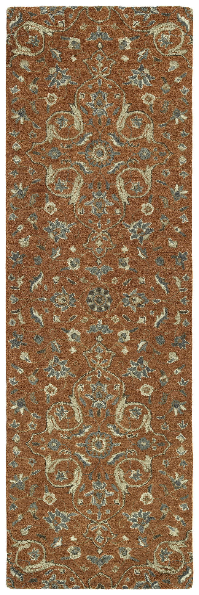 Kaleen Helena Collection Dark Paprika Runner 2'6" x 12'
