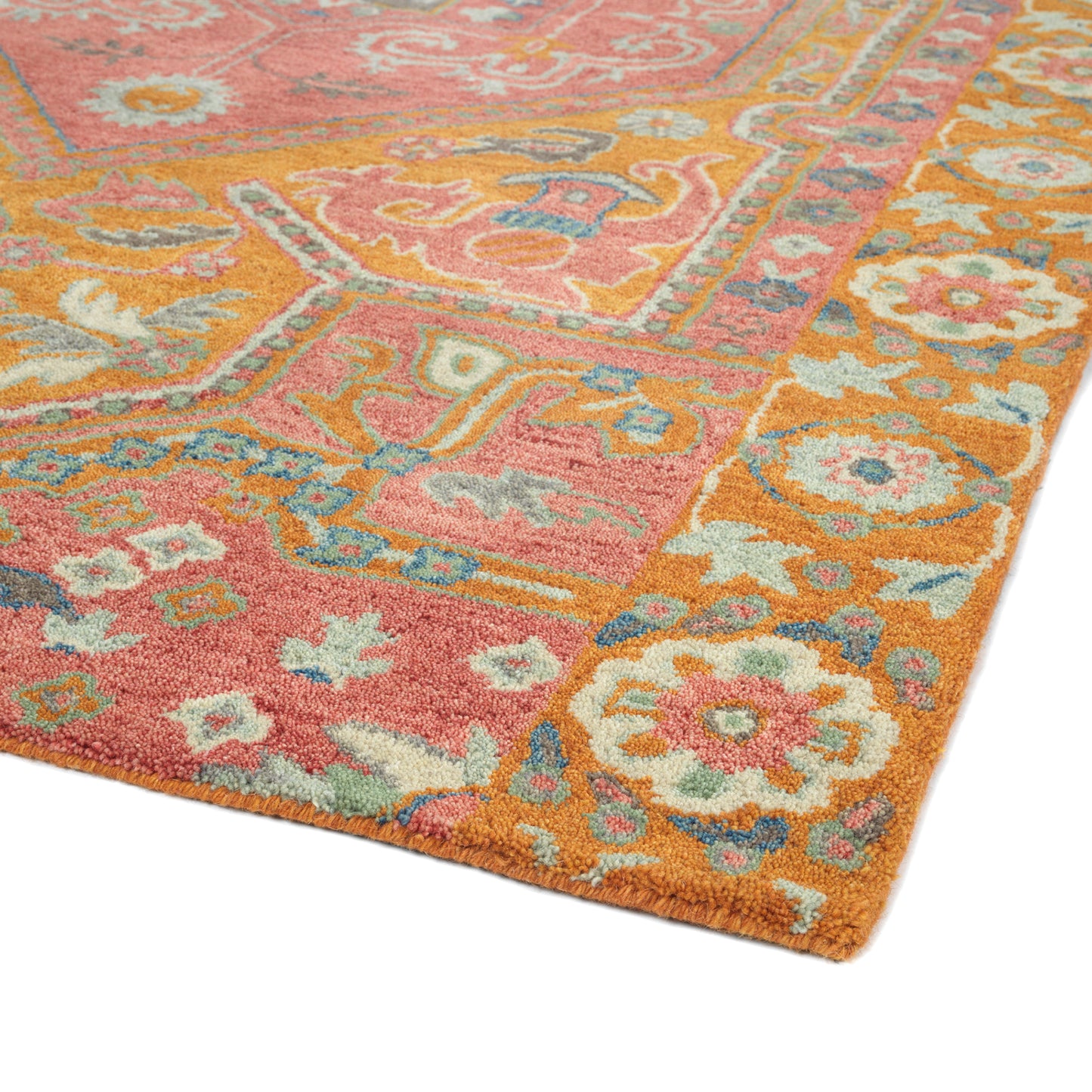 Kaleen Helena Collection Dark Pink Area Rug 8' x 10'