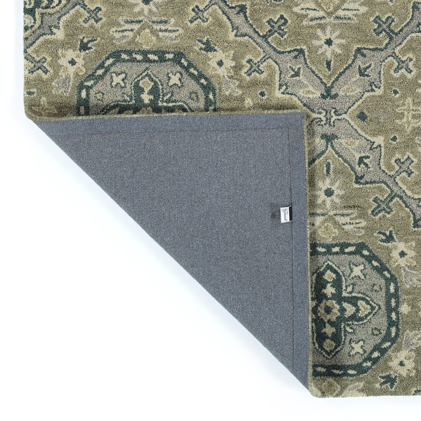 Kaleen Helena Collection Dark Fern Runner 2'6" x 8'