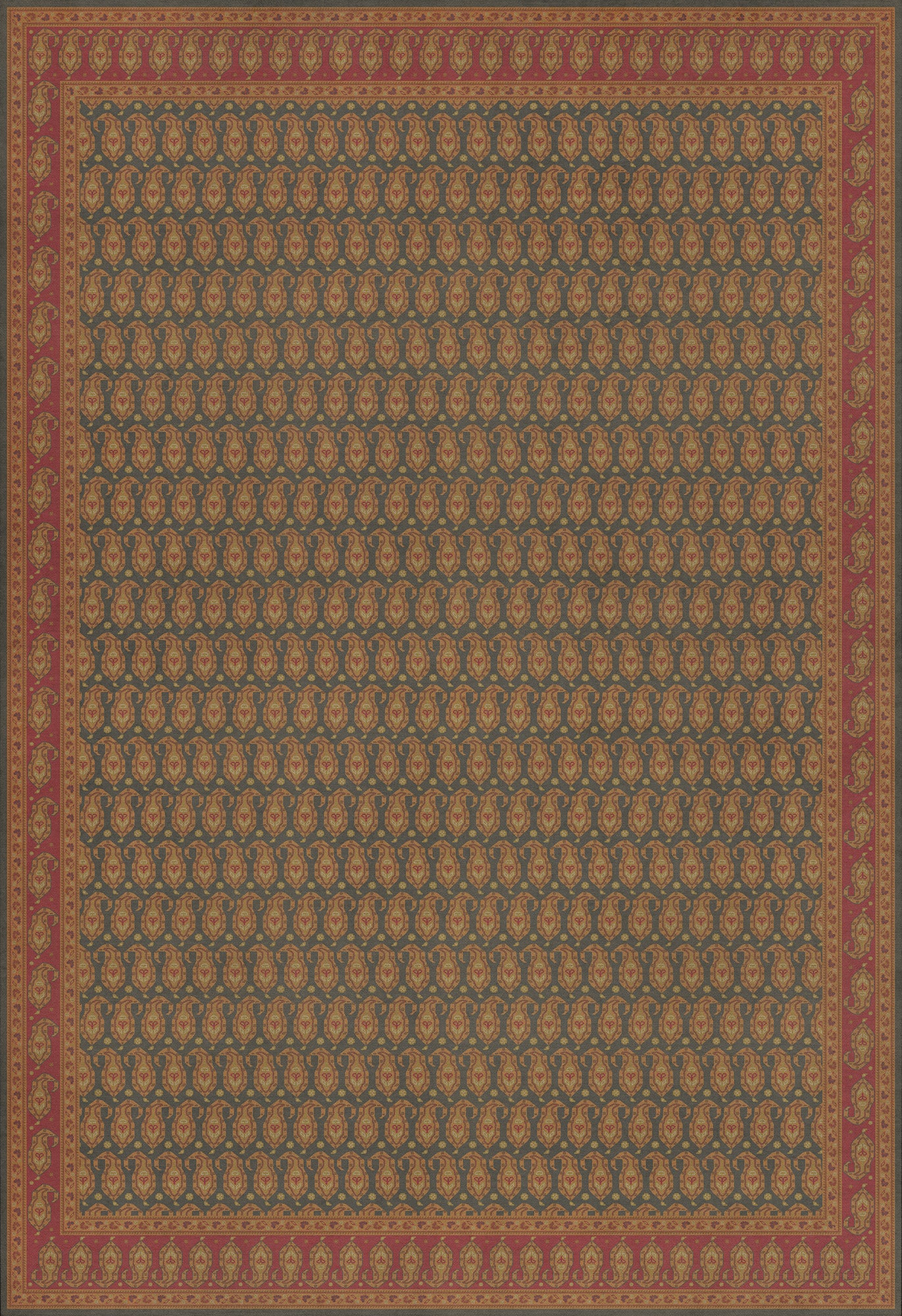 Persian Bazaar - Kintala - Lolo 120x175 Vintage Vinyl Floorcloth