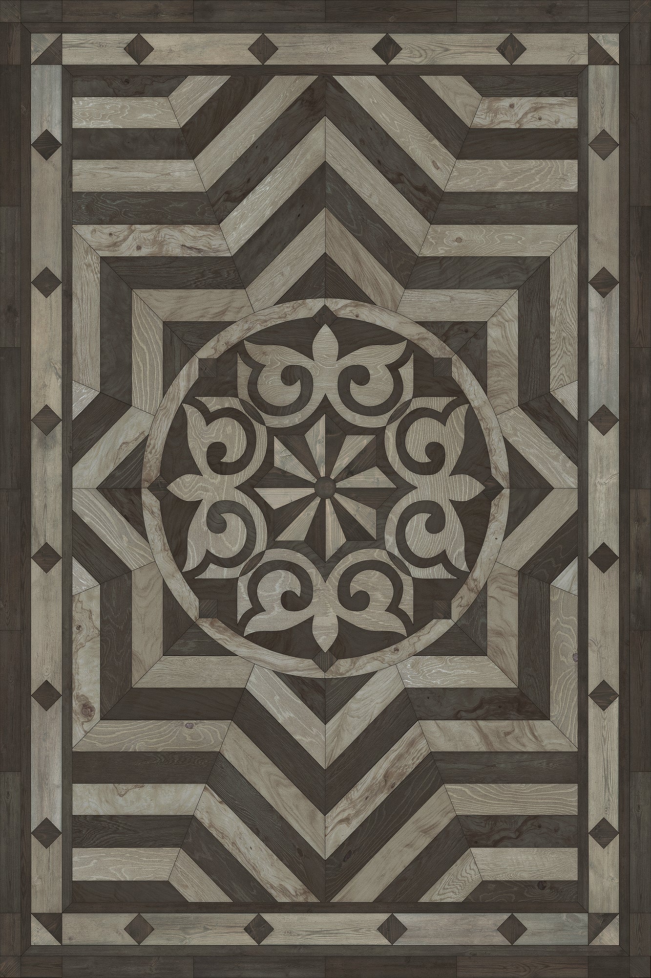 Artisanry - Caledonian - Expect a Masterpiece 24x36 Vintage Vinyl Floorcloth