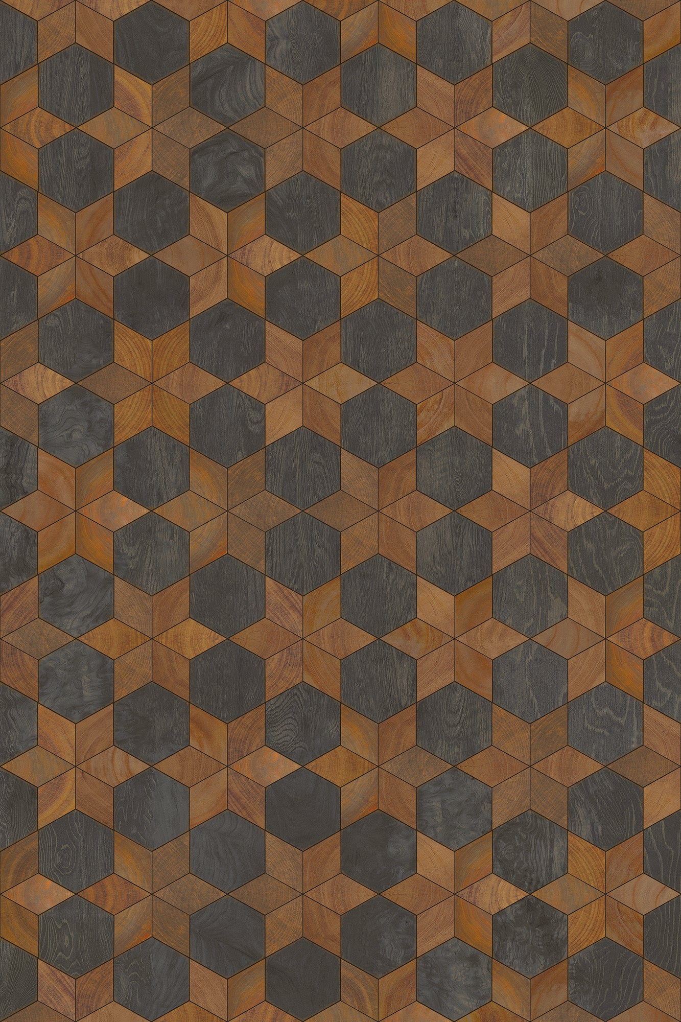 Artisanry - Illuminated - Dark Star 24x36 Vintage Vinyl Floorcloth