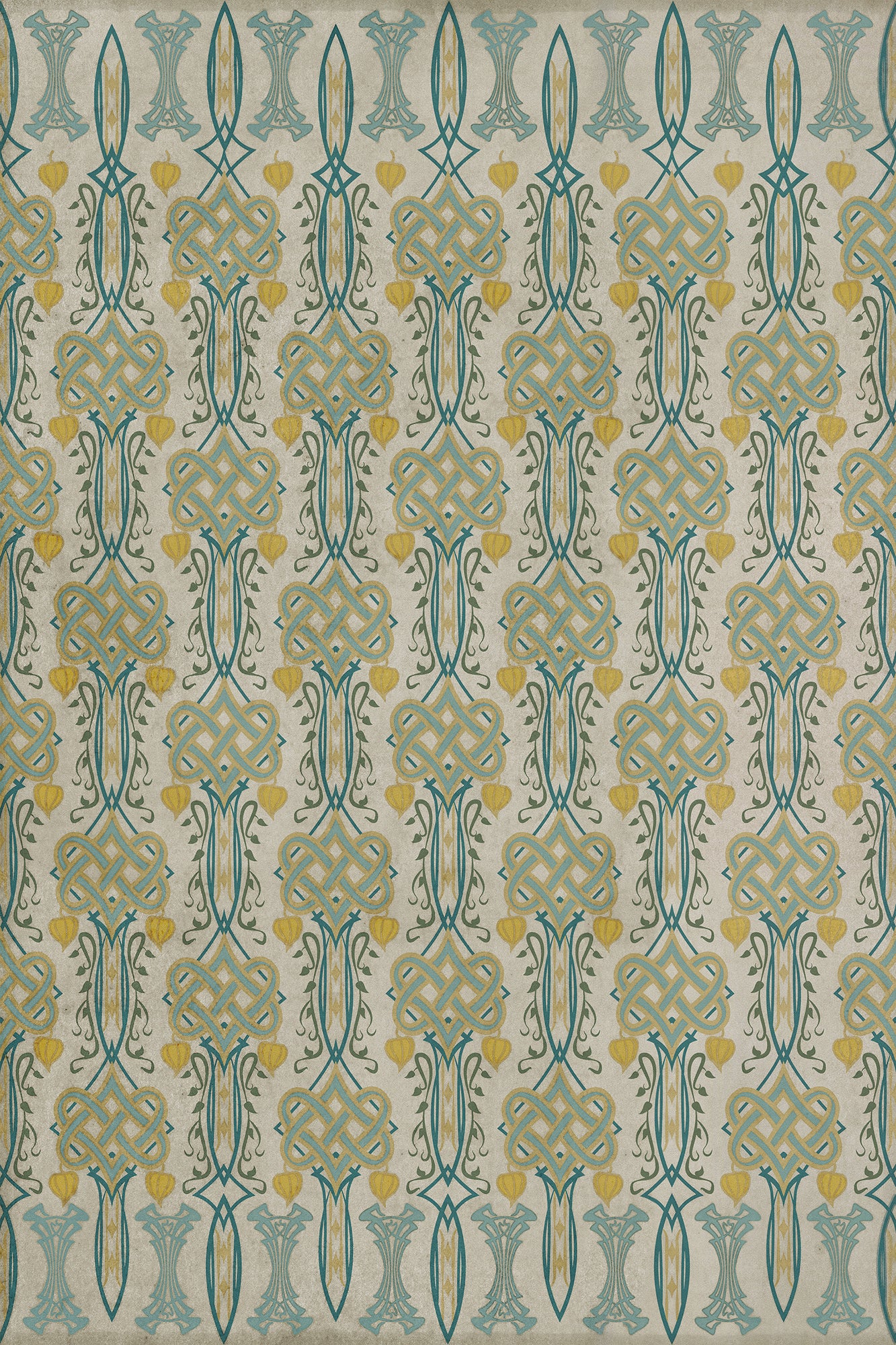 Artisanry - Lord Byron - Young and Fair 24x36 Vintage Vinyl Floorcloth