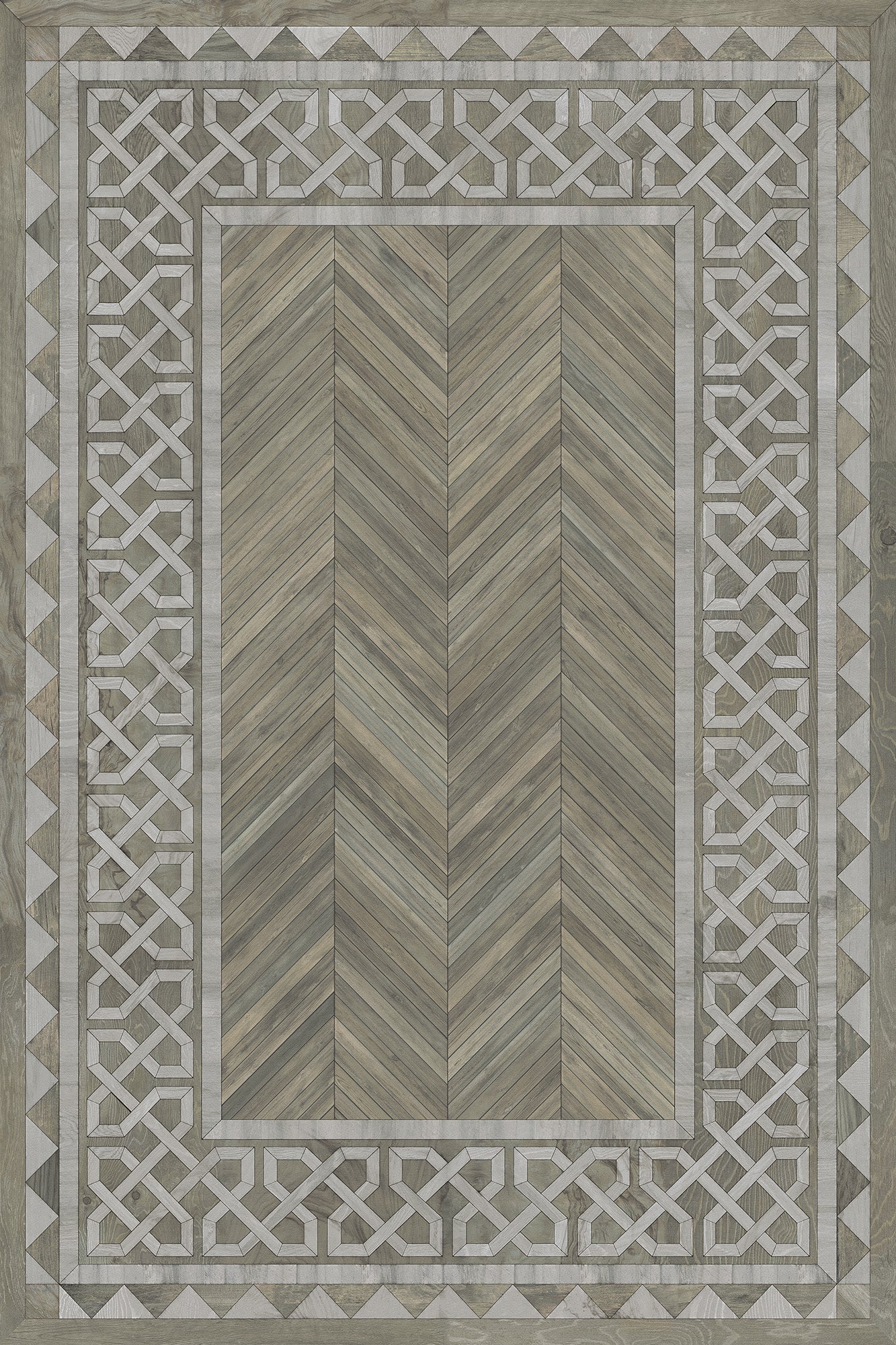 Artisanry - University - Glasgow 24x36 Vintage Vinyl Floorcloth