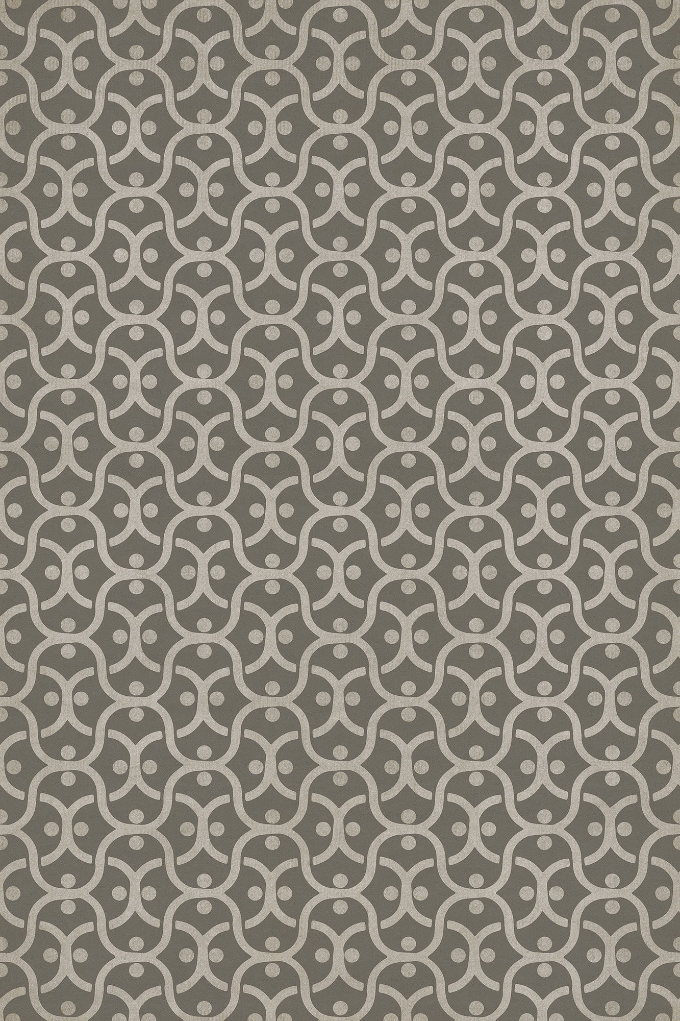 Pattern 47 Grey Matter 24x36 Vintage Vinyl Floorcloth