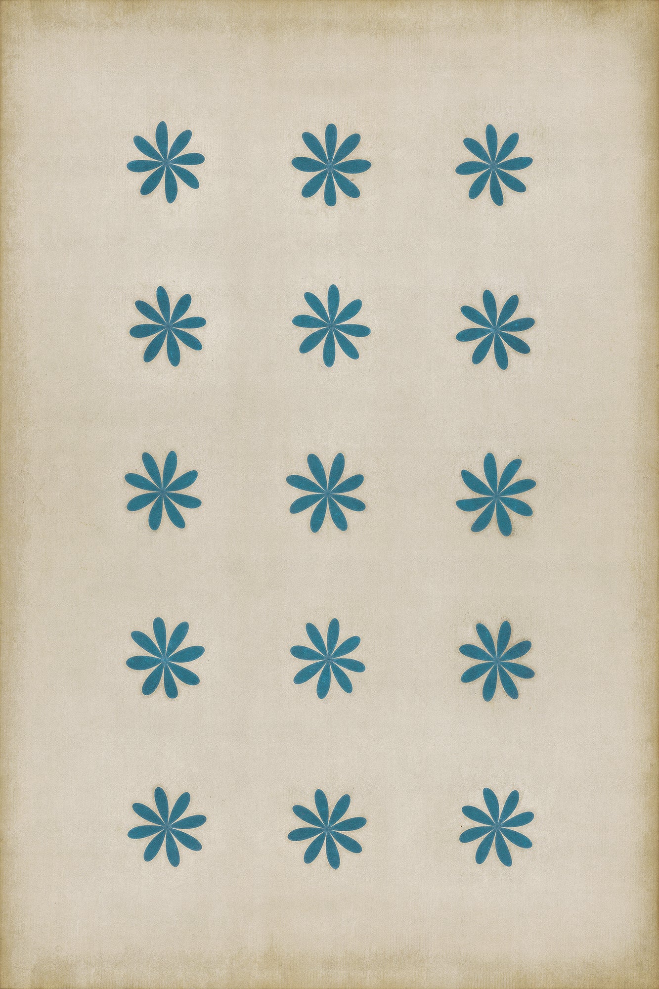 Pattern 48 Cloche 24x36 Vintage Vinyl Floorcloth