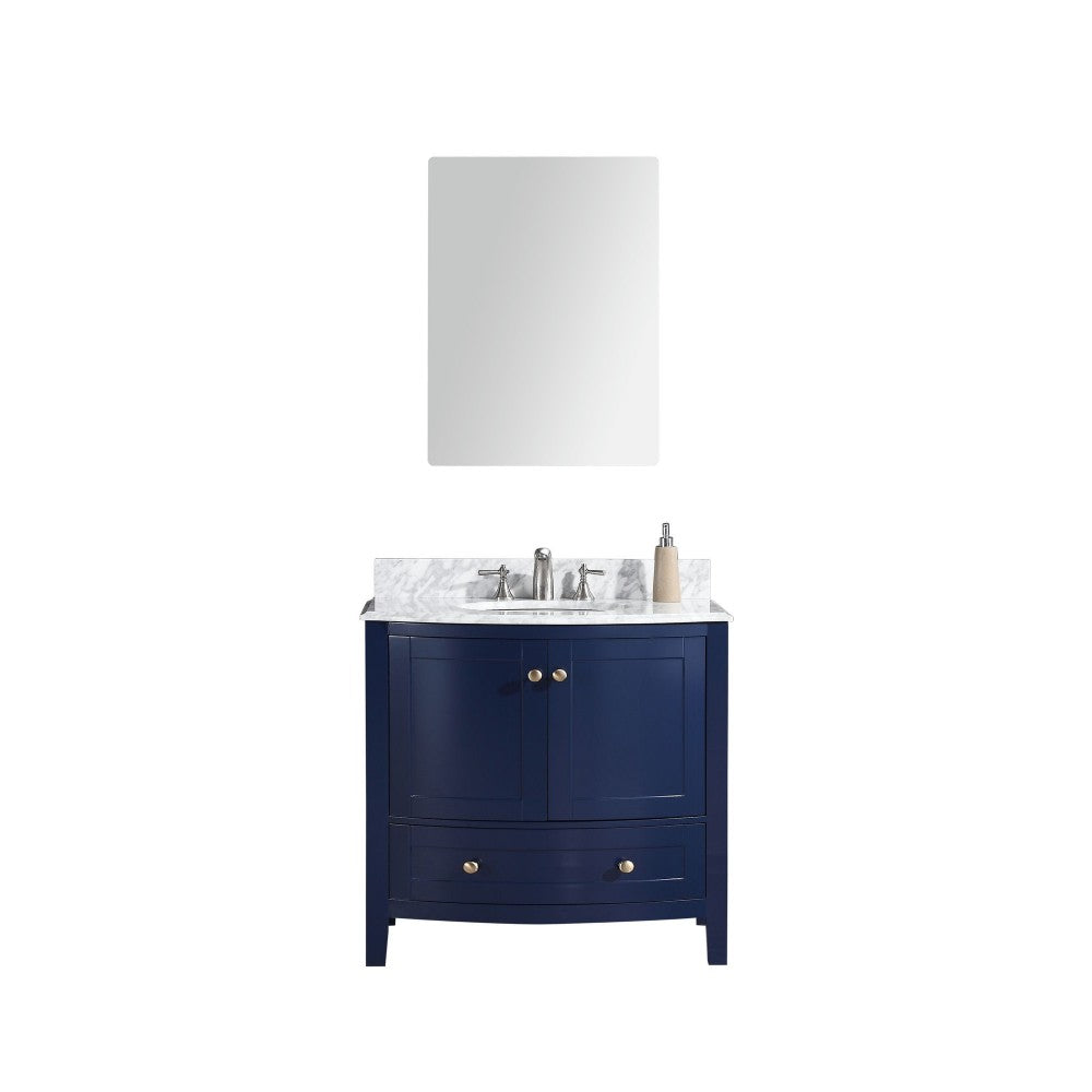 36" Blue Bathroom Vanity-Pvc