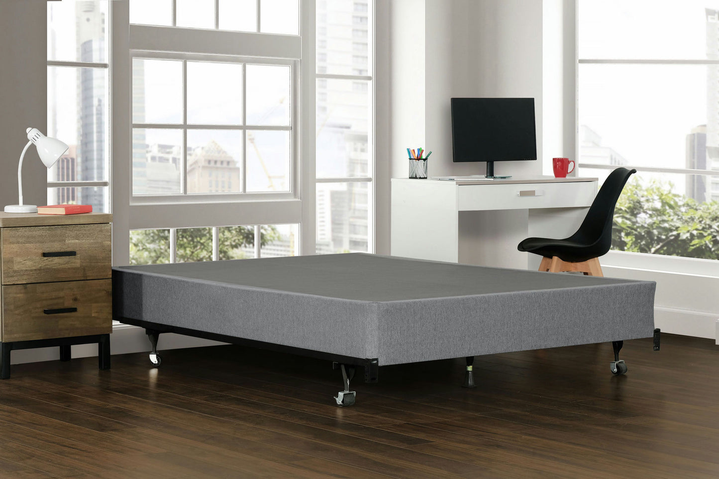 Delta Upholstered Folding Foundation, Cal King