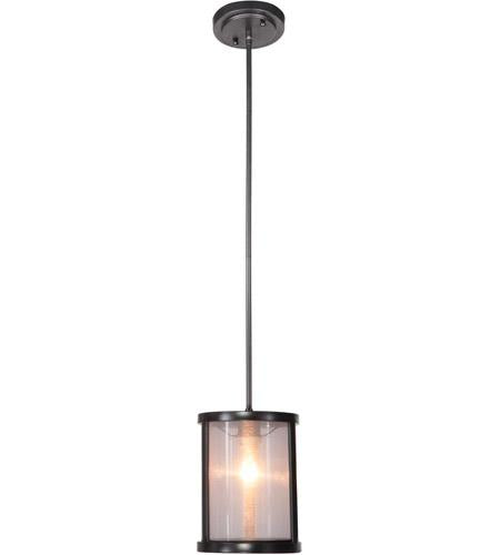 Danbury 1 Light Mini Pendant in Matte Black