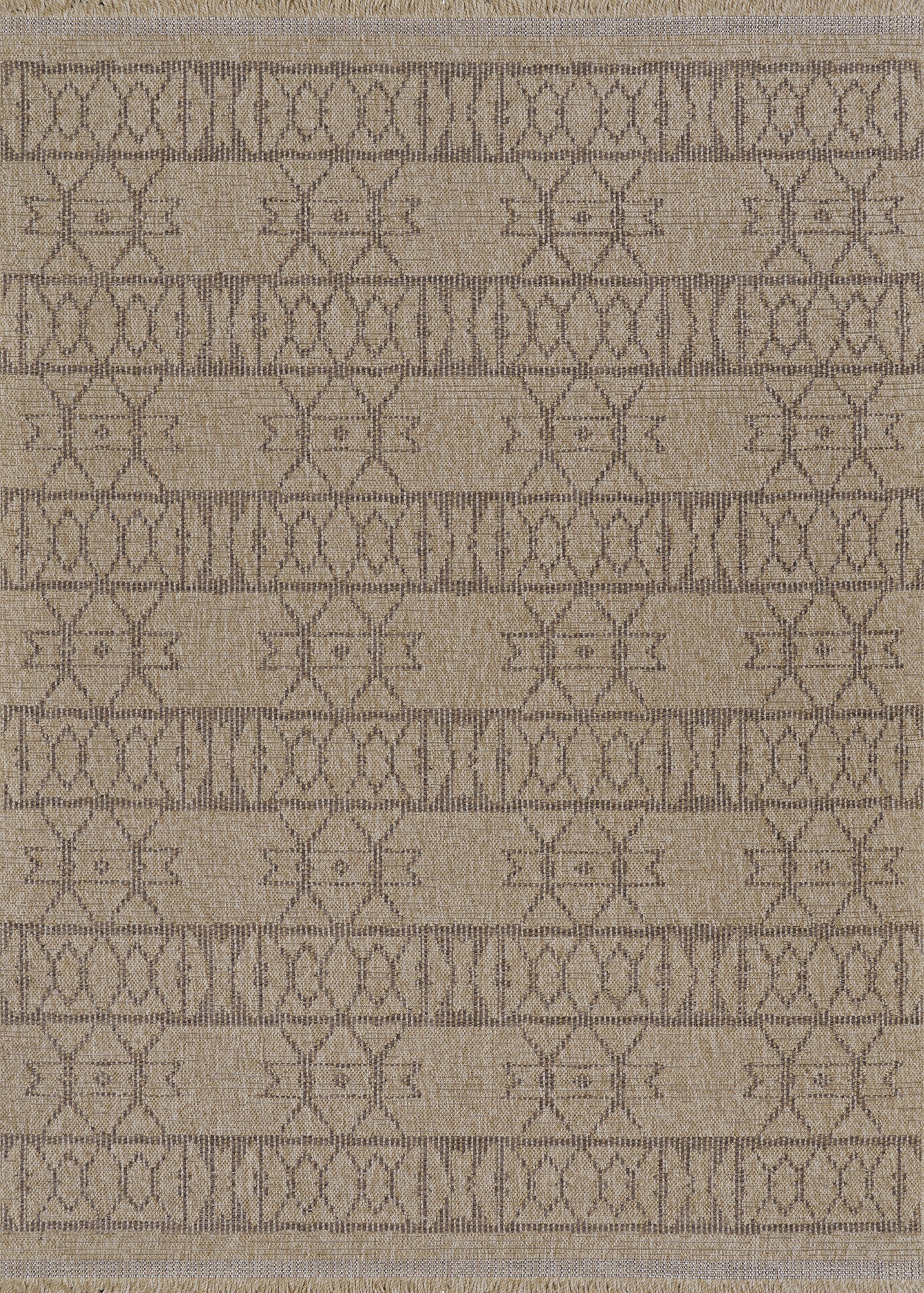 Couristan Naturalistic Adobe Natural-Brown Runner Rug 2'7" x 9'10"