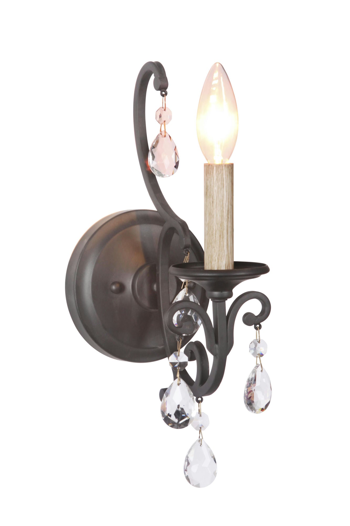 Bentley Wall Sconce 1 Light Matte Black