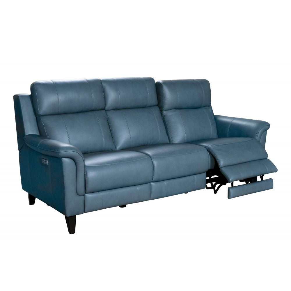 39PH-3716 Kester Power Reclining Sofa, Masen Blue gray