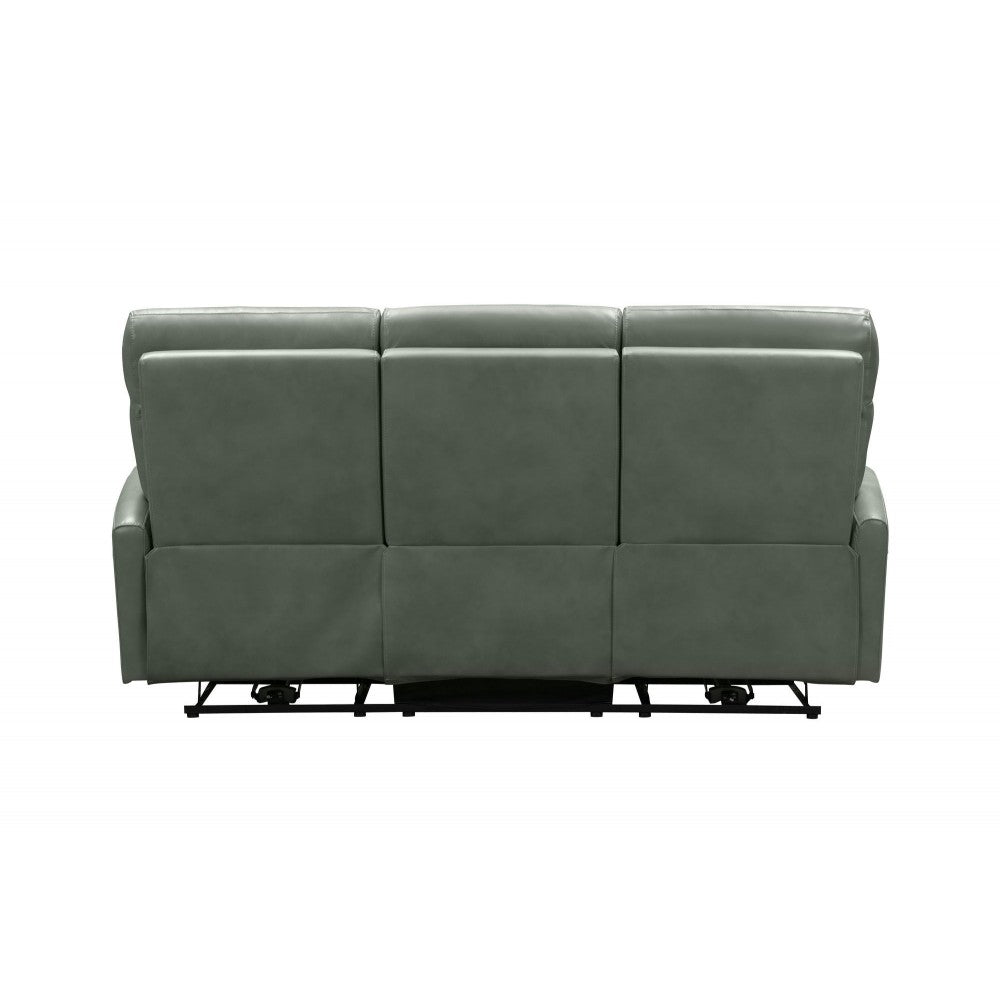 39PHL-1115 Enzo Power Reclining Sofa, Antonio Green Gray