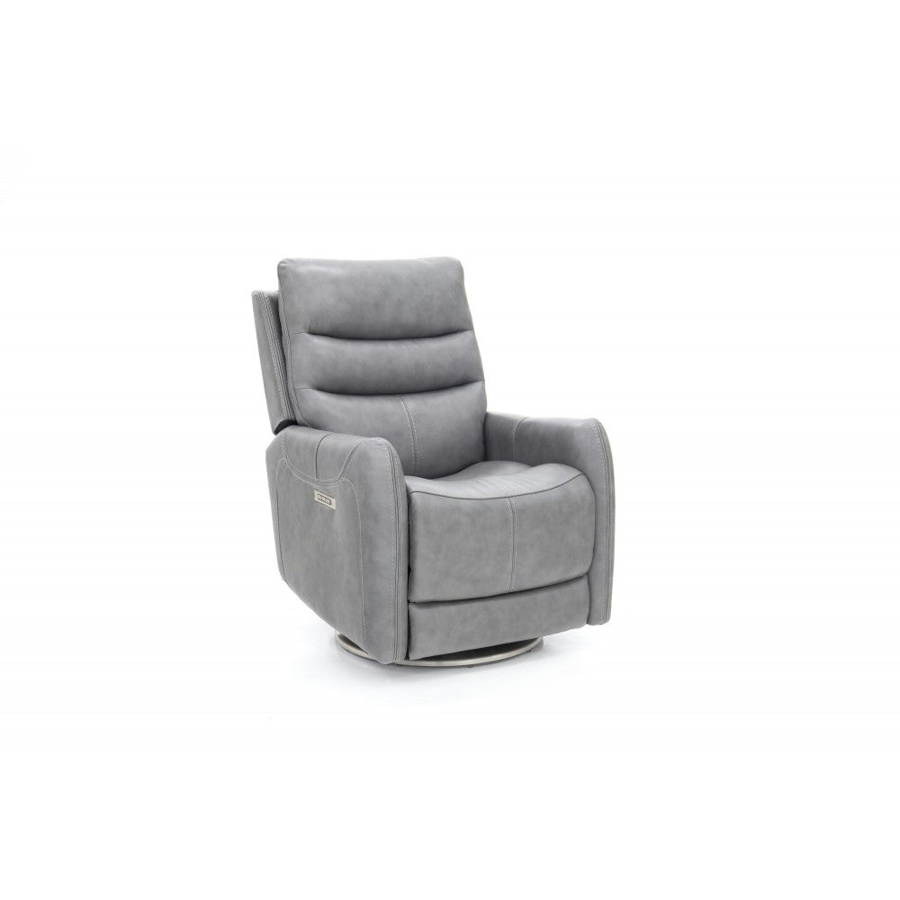 3PHL-1215 San Marco Swivel Recliner w/Power Recline, Head Rest & Lumbar