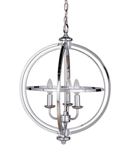 Berkeley 3 Light Foyer in Chrome