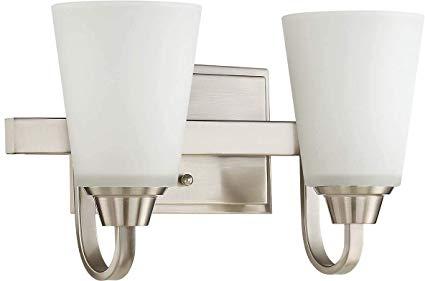 Grace 2 Light Vanity in Brushed Polished Nickel, 41902-BNK
