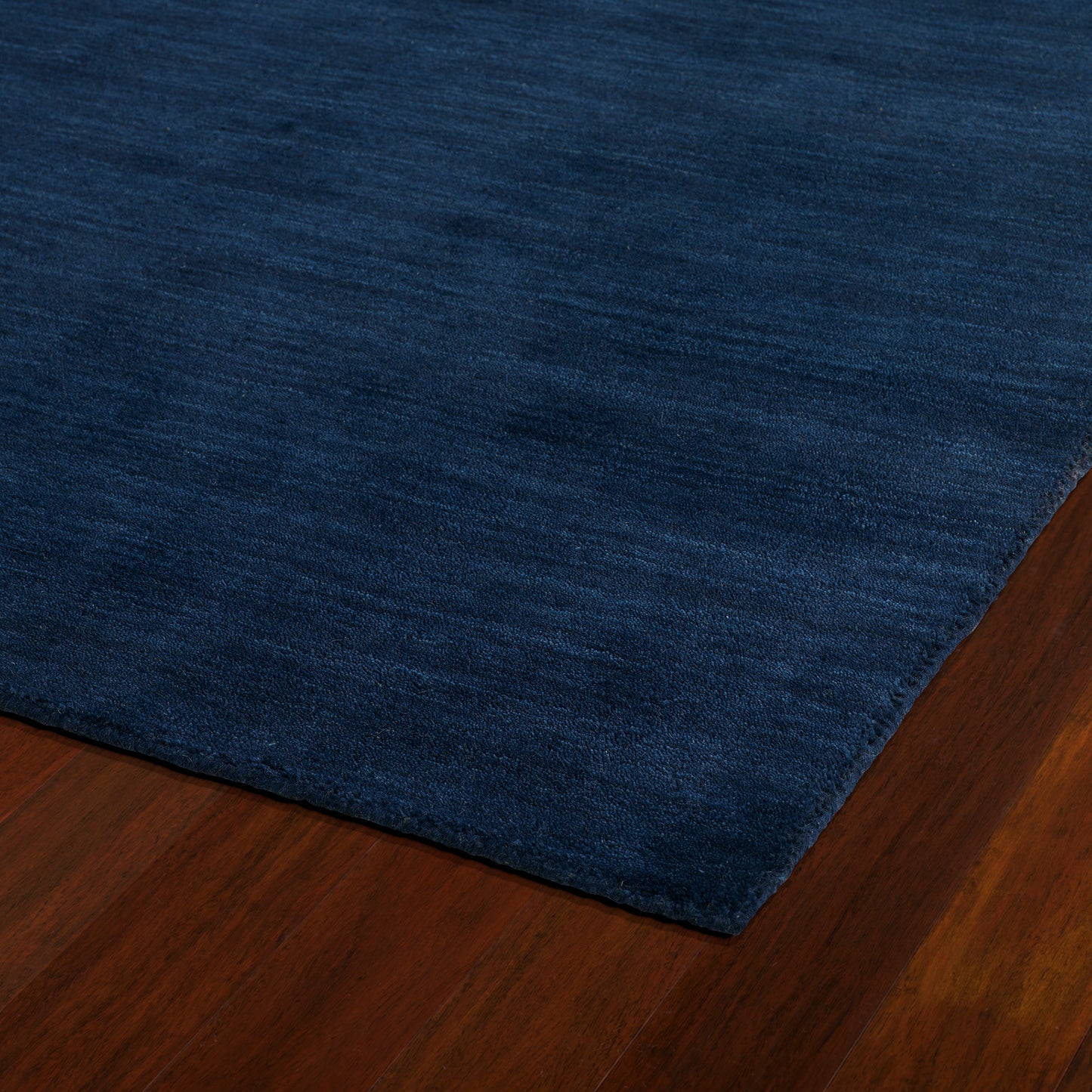 Kaleen Renaissance Collection Dark Navy Throw Rug 3' x 5'