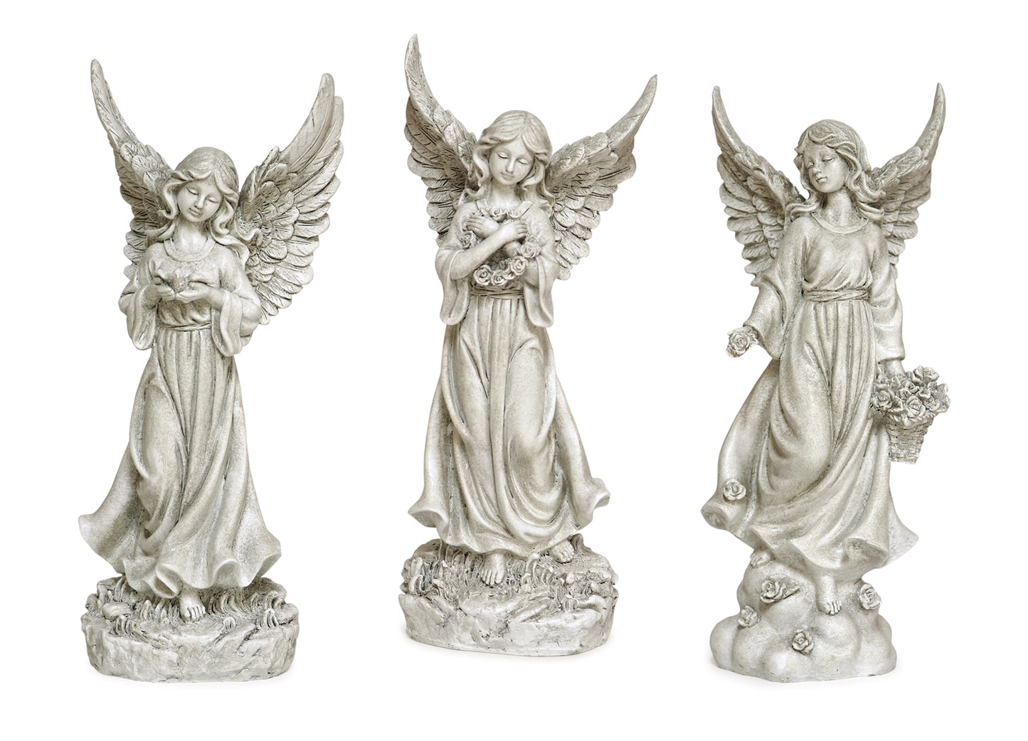 Angel (Set Of 3) 13"H Polyresin
