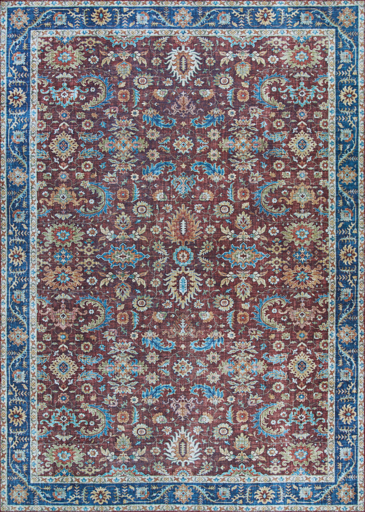 Couristan Pasha Kerman Cabernet Rug 5' x 8'