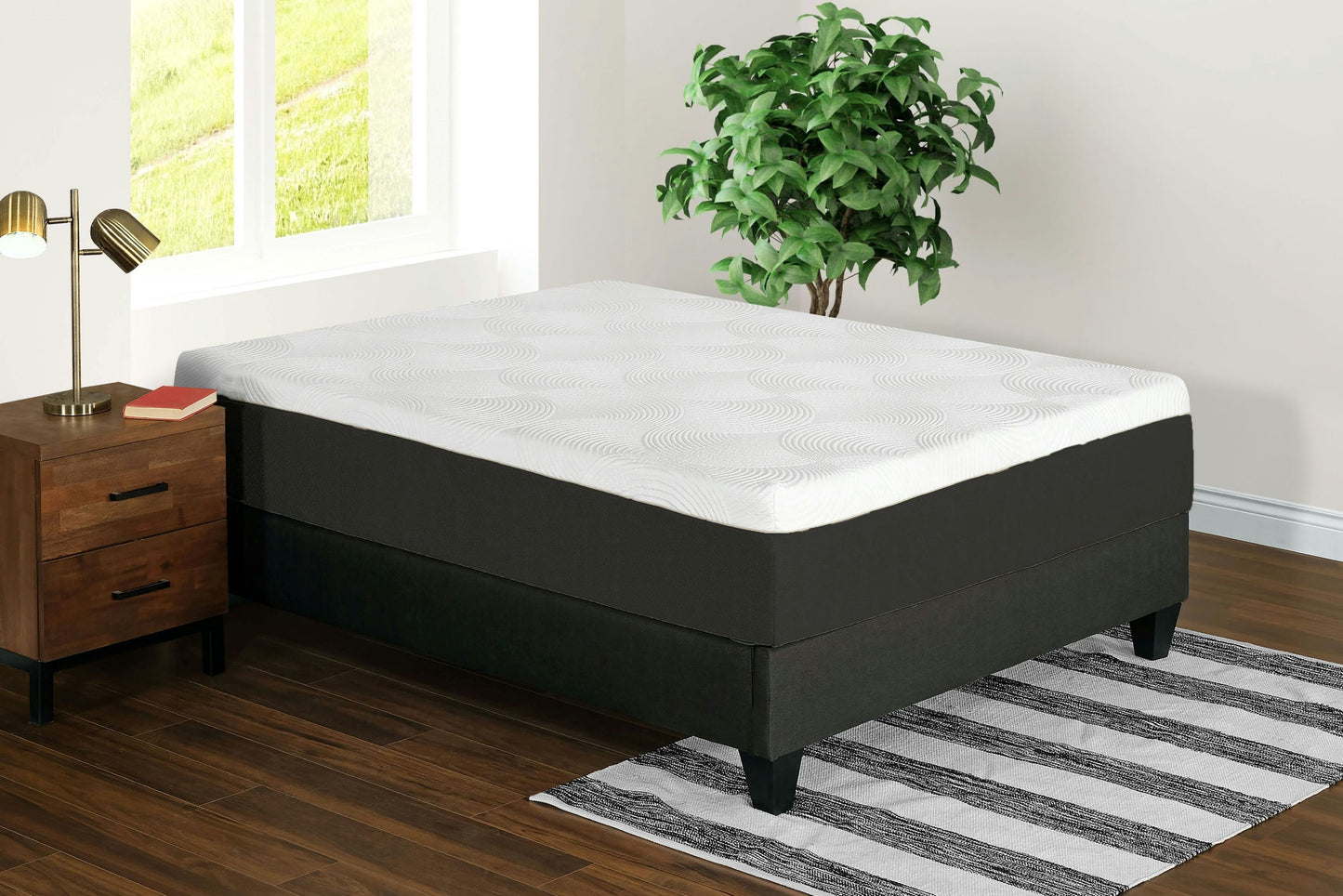 Glacial Ultra Plush 14" Cool Gel Memory Foam Mattress in a Box, California King