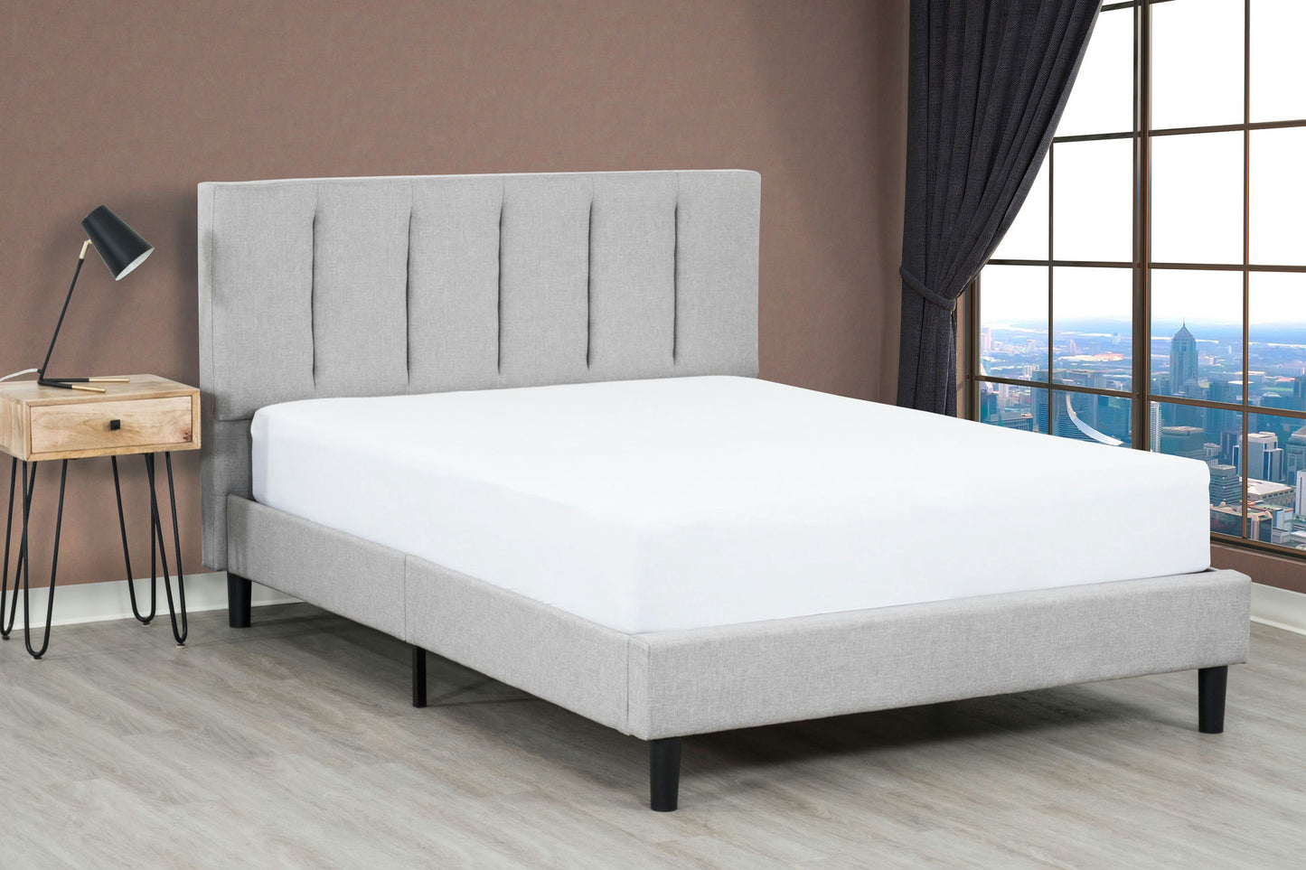 Harper Upholstered Platform Bed, Full