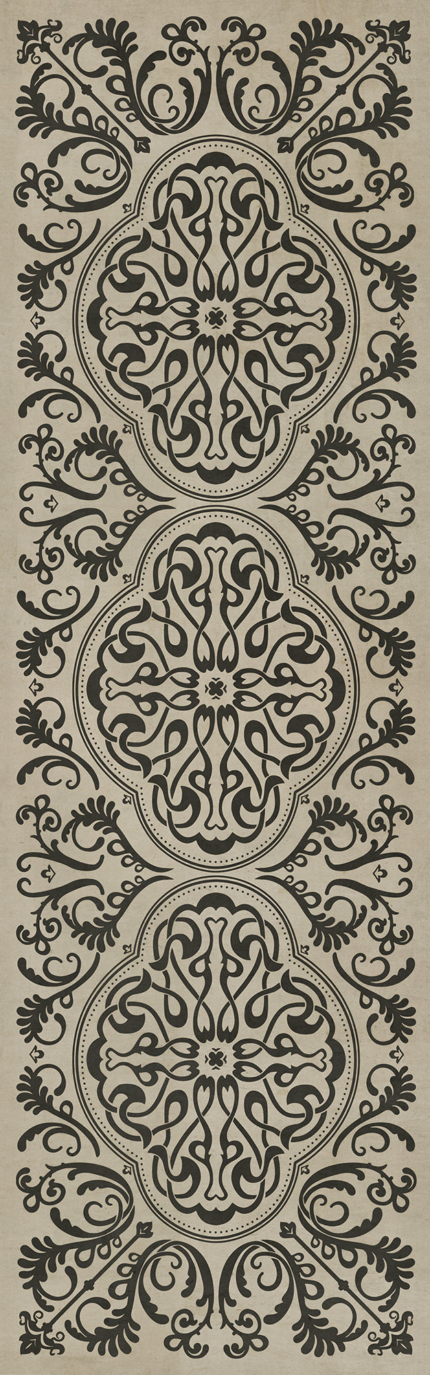 Pattern 39 Texas Hold'Em 36x115 Vintage Vinyl Floorcloth