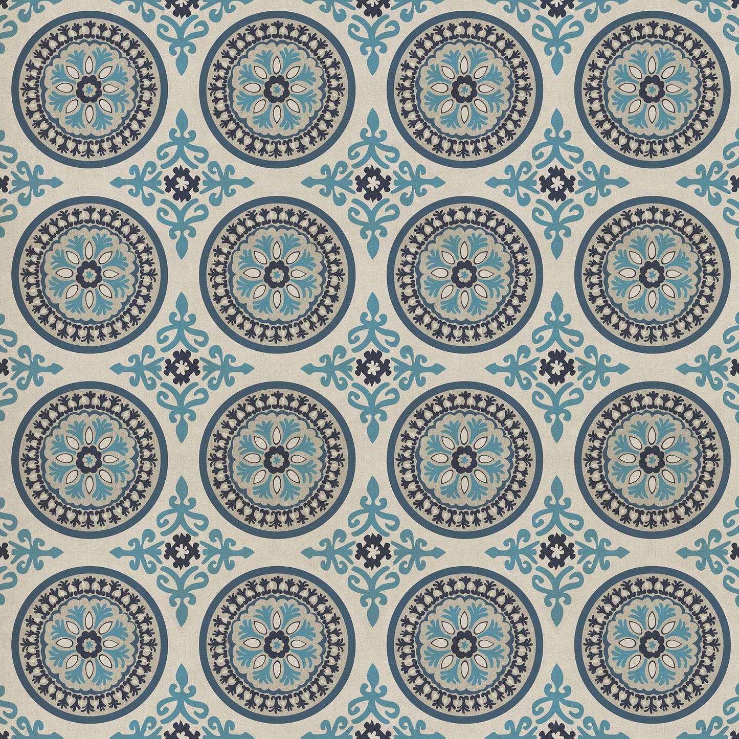 Pattern 43 Epiphany 72x72 Vintage Vinyl Floorcloth