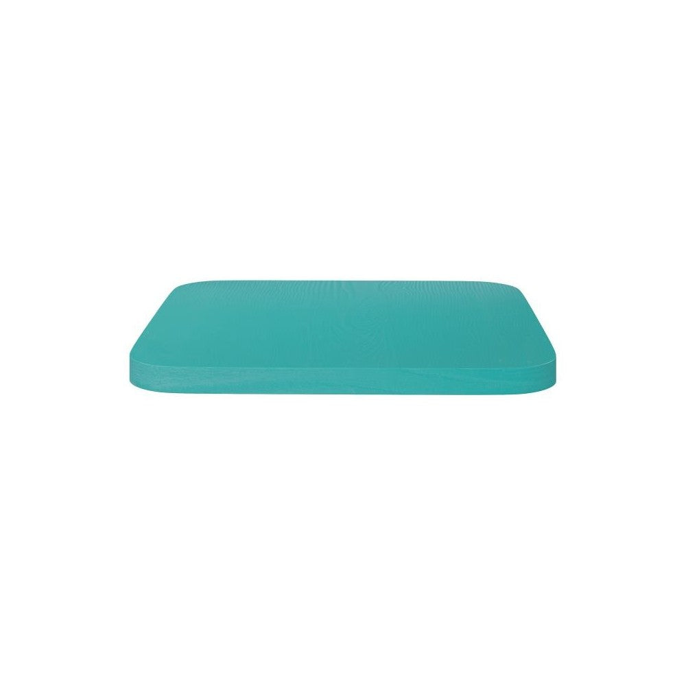 4PK Mint Poly Resin Wood Seats with Rounded Edges