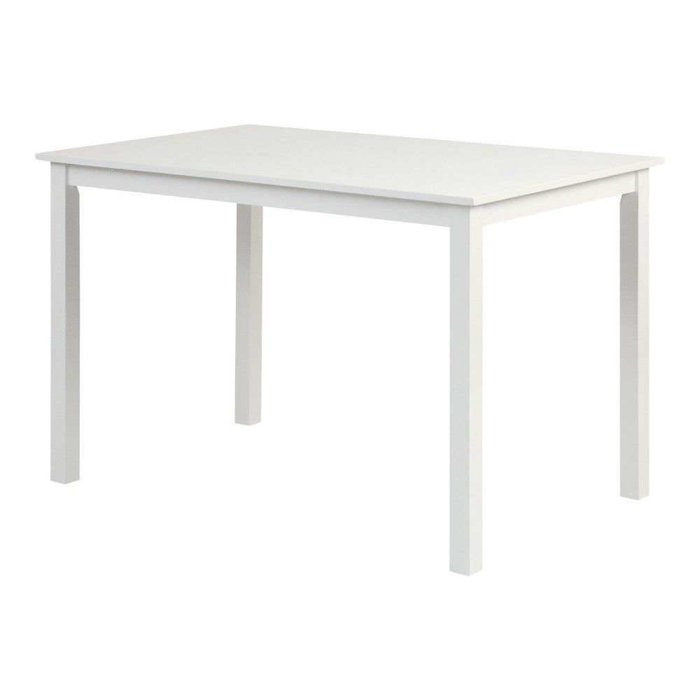 5-Piece Modern Dining Set - White/Powder Blue