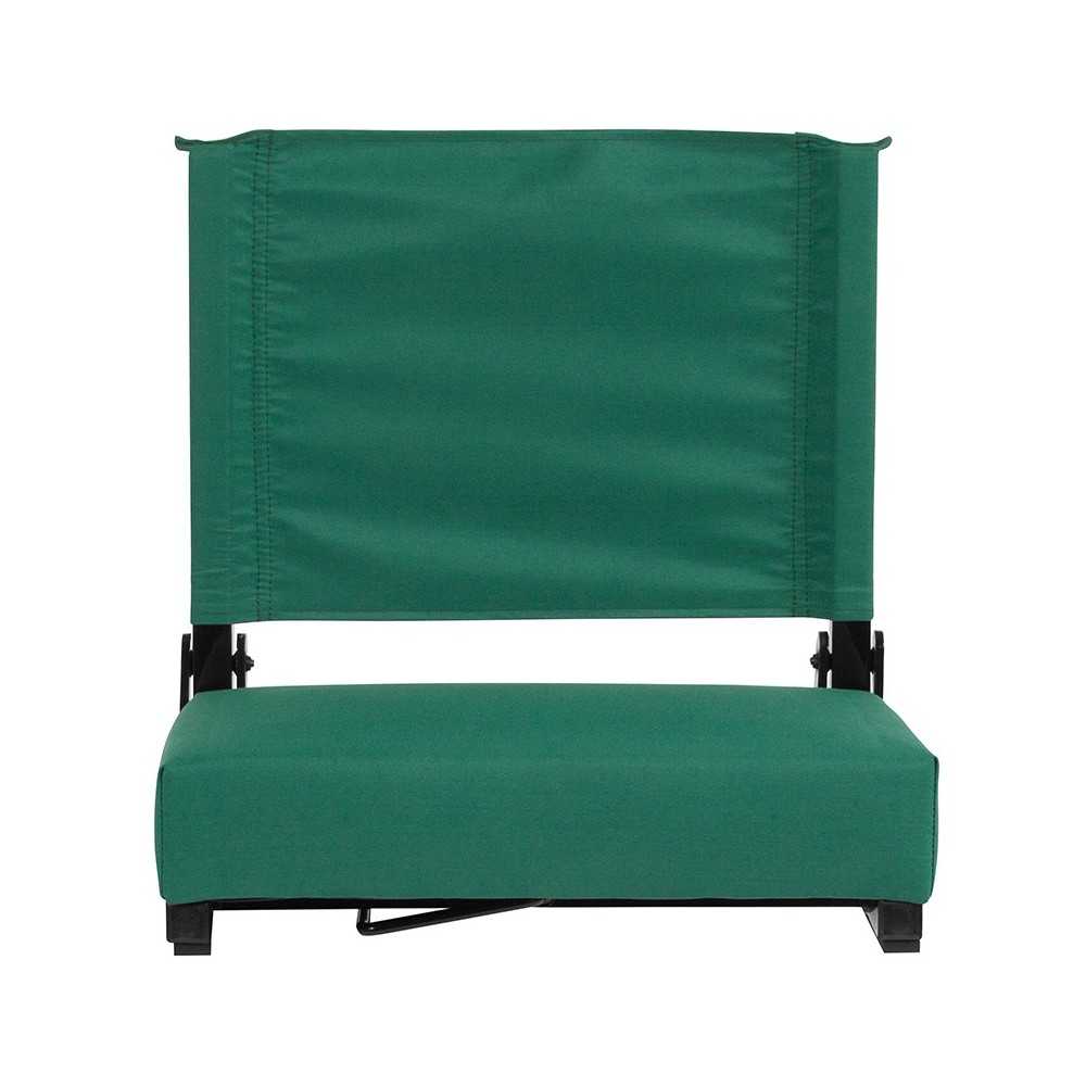 500 LB. Weight Capacity Lightweight Aluminum Frame and Ultra-Padded Seat in Hunter Green