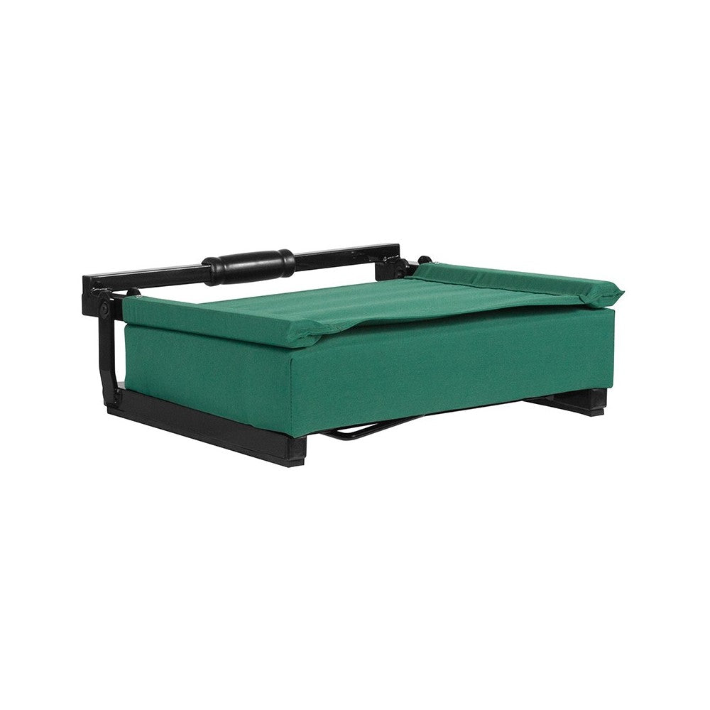 500 LB. Weight Capacity Lightweight Aluminum Frame and Ultra-Padded Seat in Hunter Green