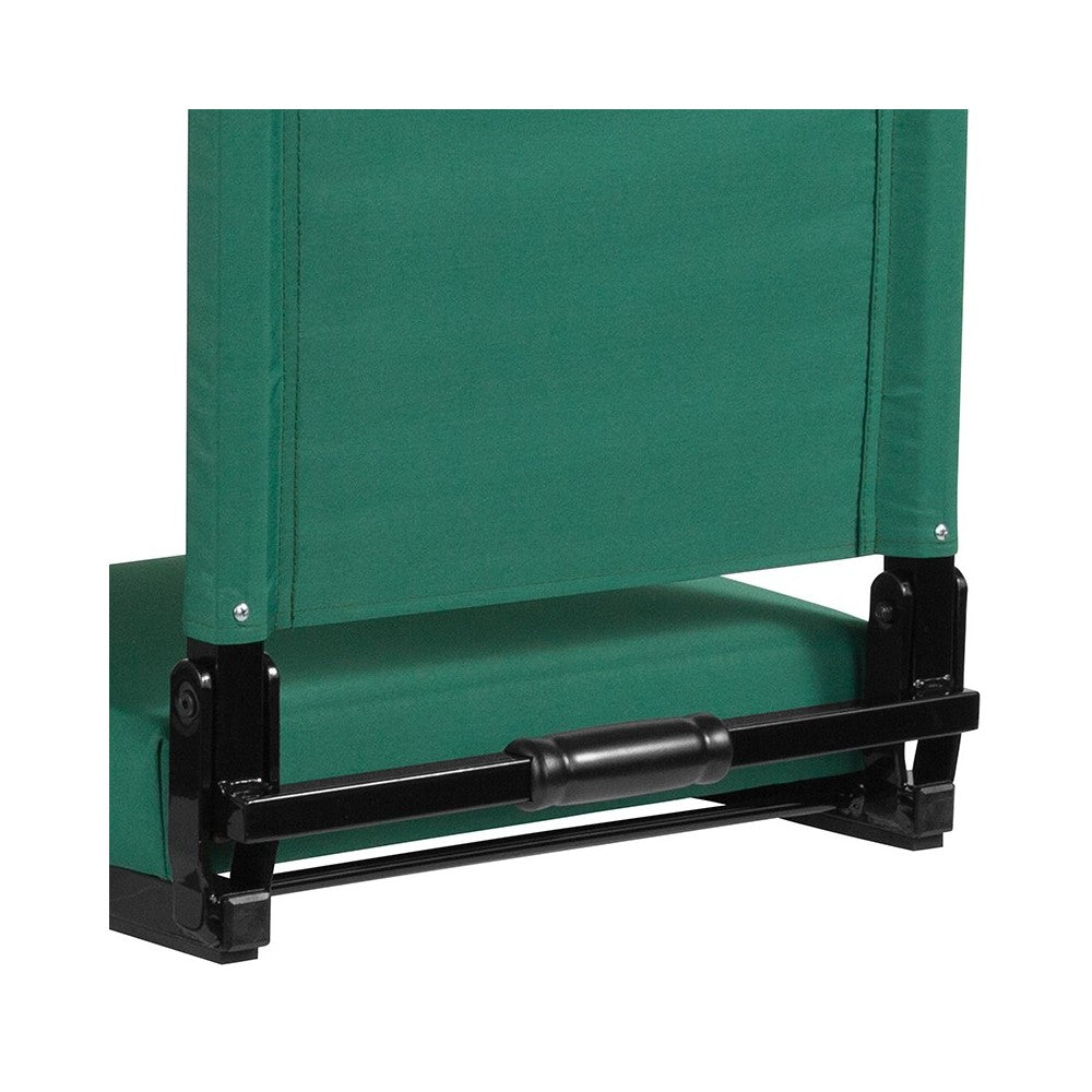 500 LB. Weight Capacity Lightweight Aluminum Frame and Ultra-Padded Seat in Hunter Green