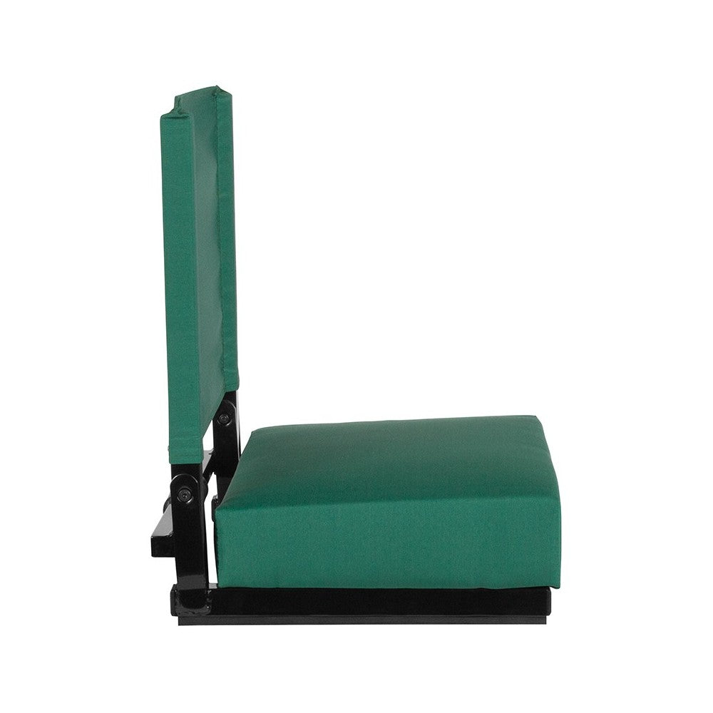 500 LB. Weight Capacity Lightweight Aluminum Frame and Ultra-Padded Seat in Hunter Green